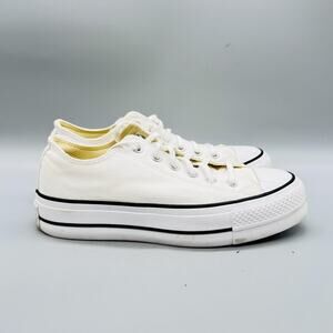 Converse Shoes Women 8 White Chuck Taylor All Star Lift Platform Sneaker Comfort